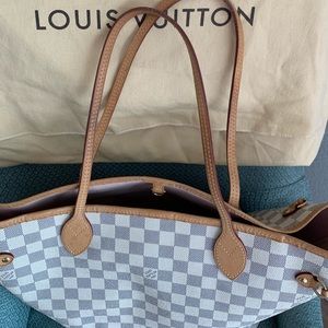 Louis Vuitton Neverfull MM - Damier Azur Canvas